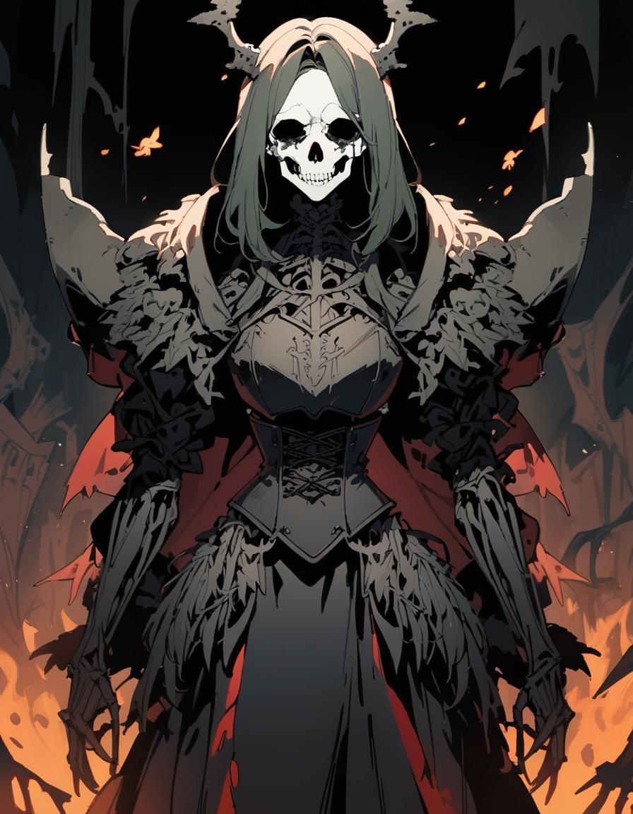 Gothic Necromancer with Raven and Ancient Tome