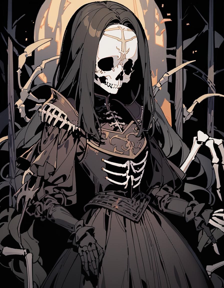 Gothic Necromancer with Raven and Ancient Tome