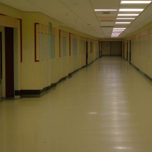 Liminal Space, school hallway 2