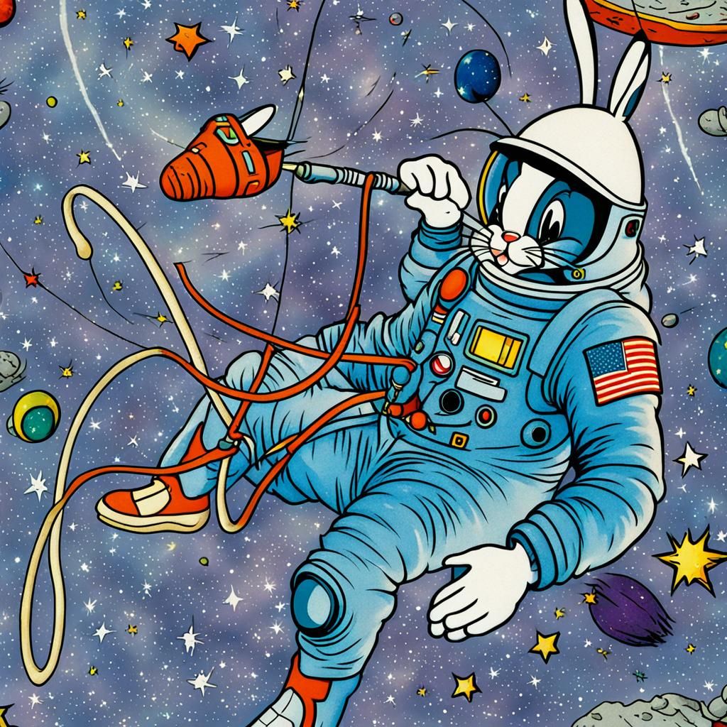 Bugs Bunny in Outer Space Adventure