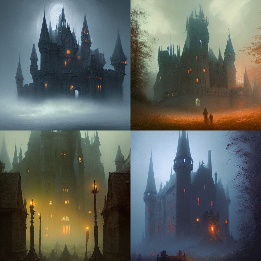Eerie Haunted Castle of the Dark Lord