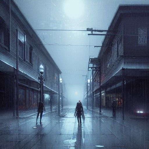 Sinister Empty Western Town