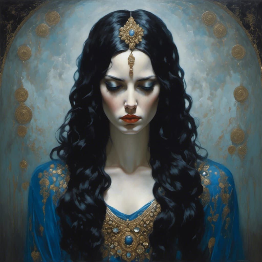 Woman Displaying Sadness and Depression