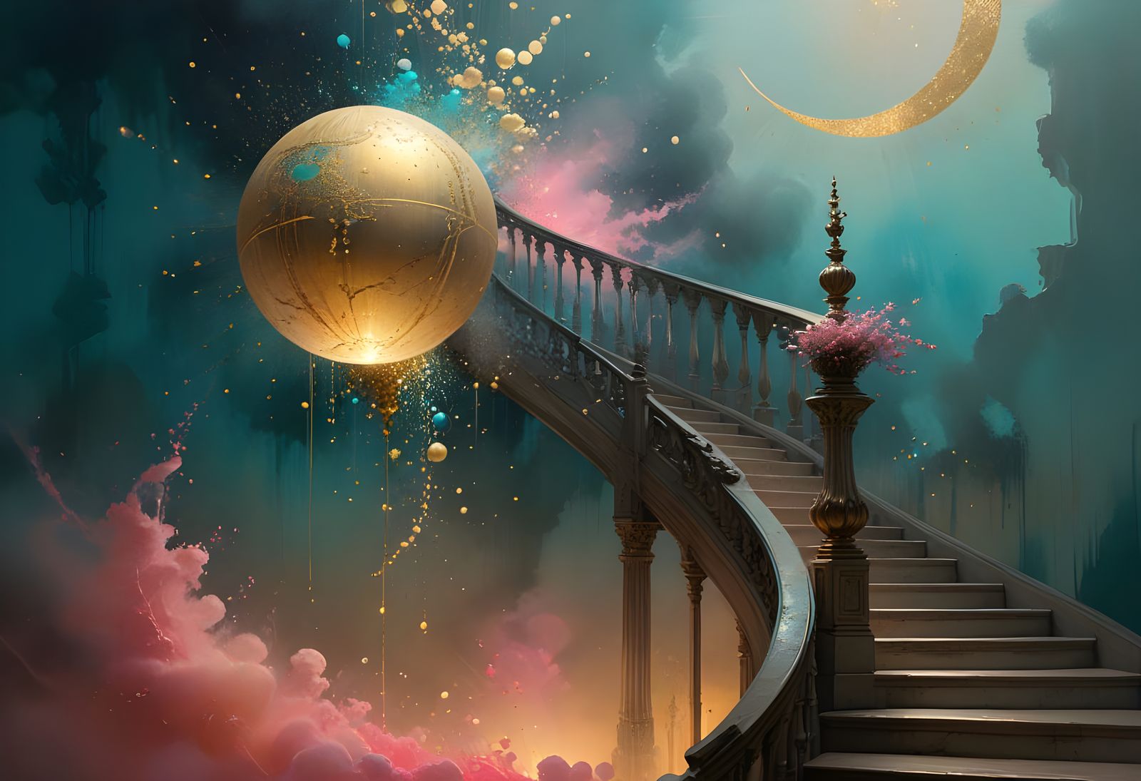 Staircase to Heaven in Shadow-Light Effect