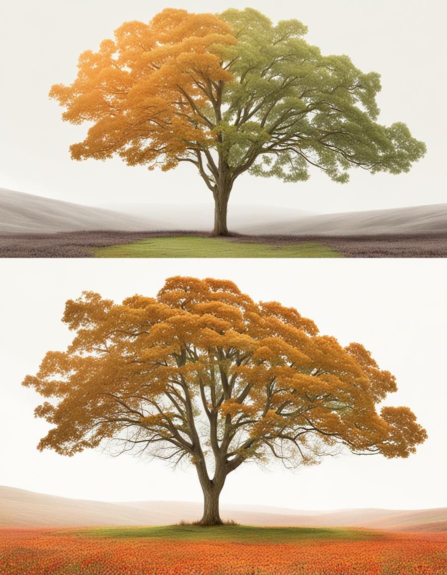 Tree Through the Seasons: A Time-Lapse Portrait