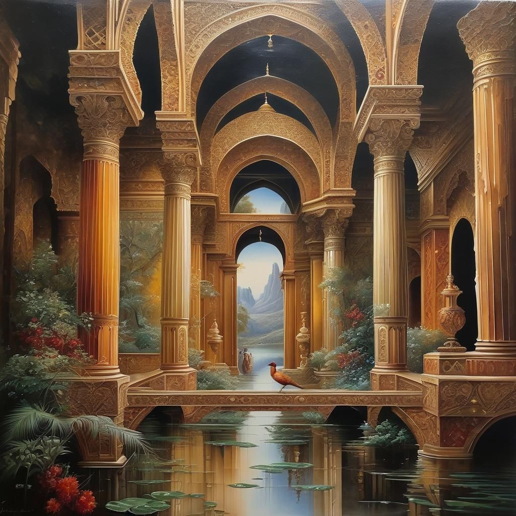 Romantic Surreal Fantasy in Pastel Shades