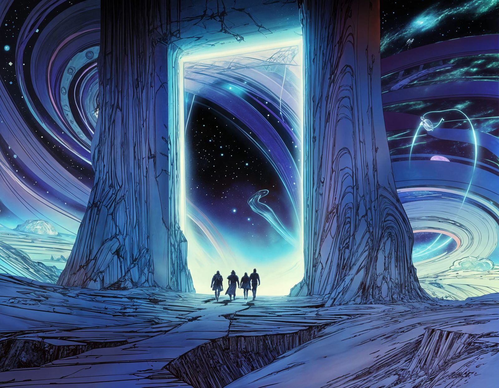 Epic Portal to Infinity Boss Battle Scene