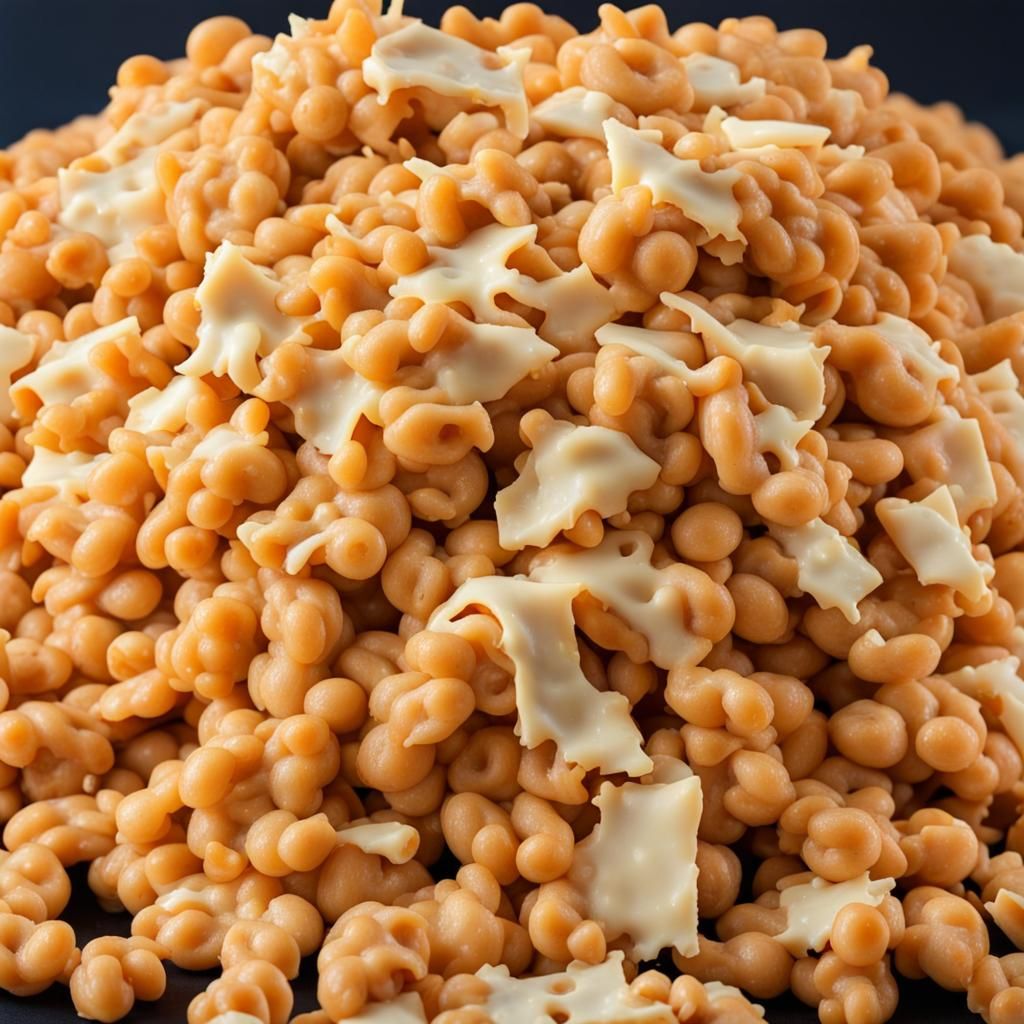 Pile of Cheetos Covered in Melted Cheese