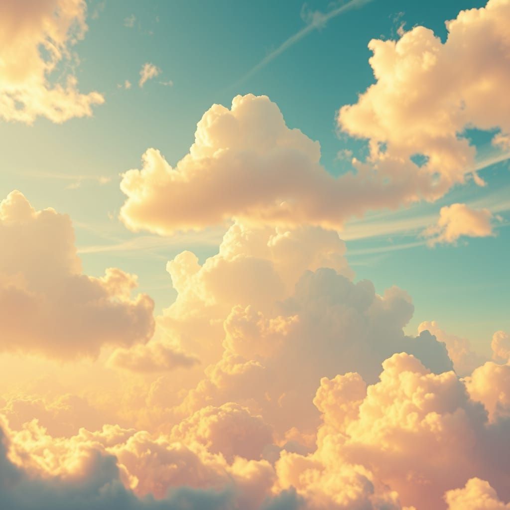 Surreal Dreamscapes of Ethereal Skies in Vibrant Futurism