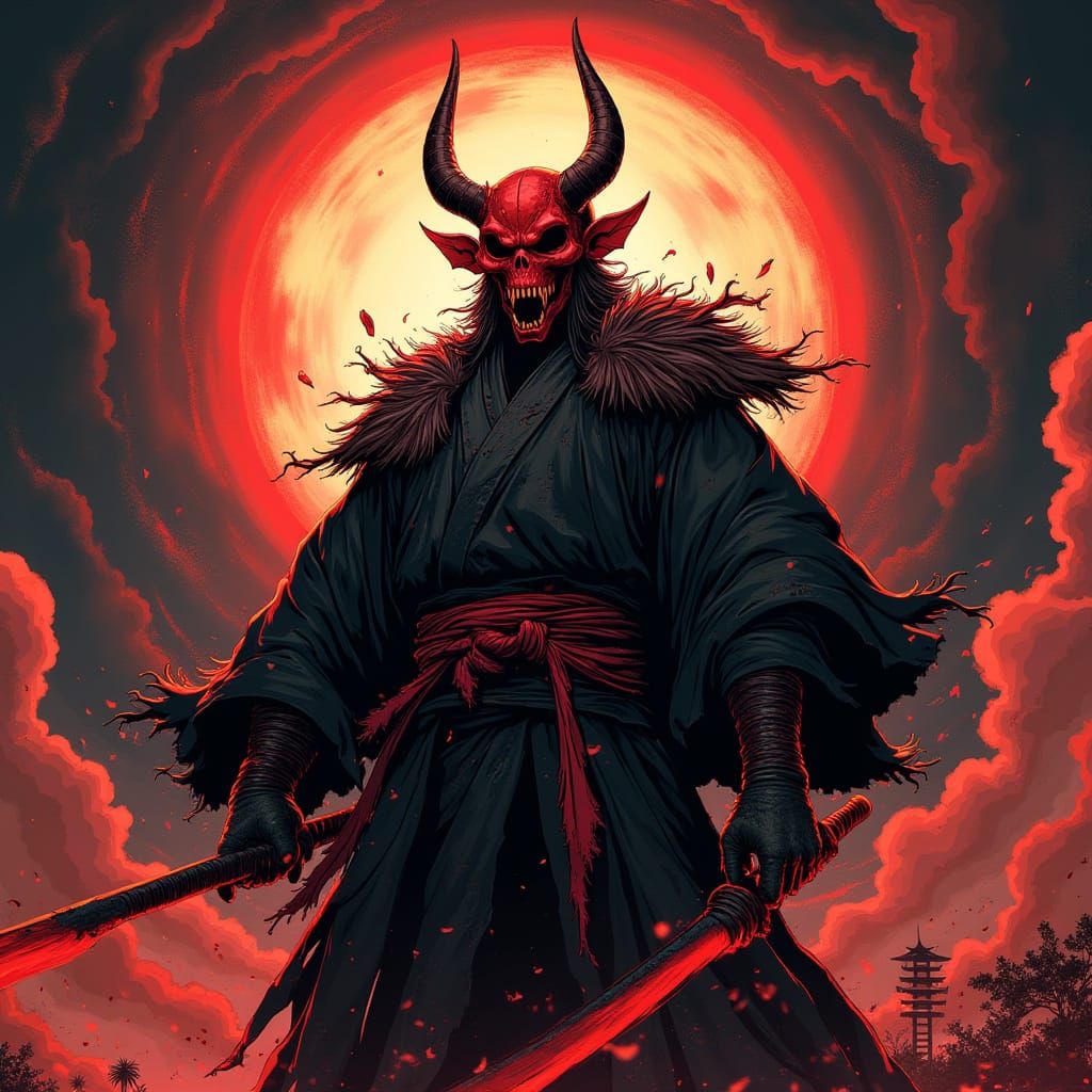 Majestic AKU in Anime Style