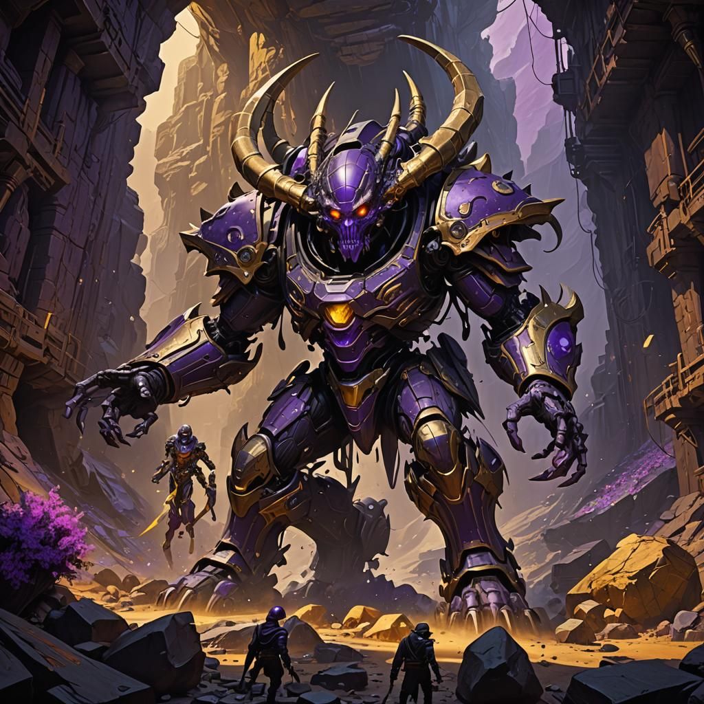 Mauler Alien Invasion: Dark Fantasy Concept Art