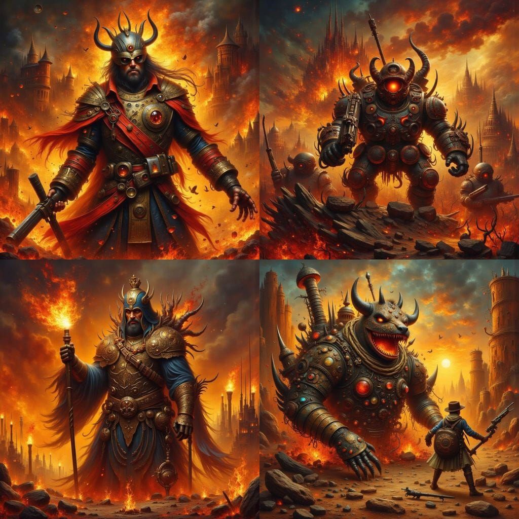 Politician in Hellfire: A Dramatic Portrait