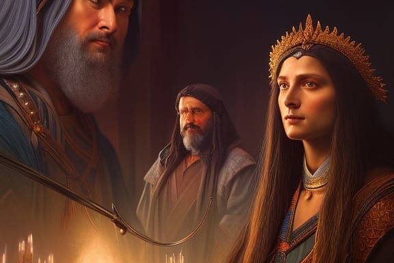 Ethereal Portrait of Eru Ilúvatar in Detailed Digital Art