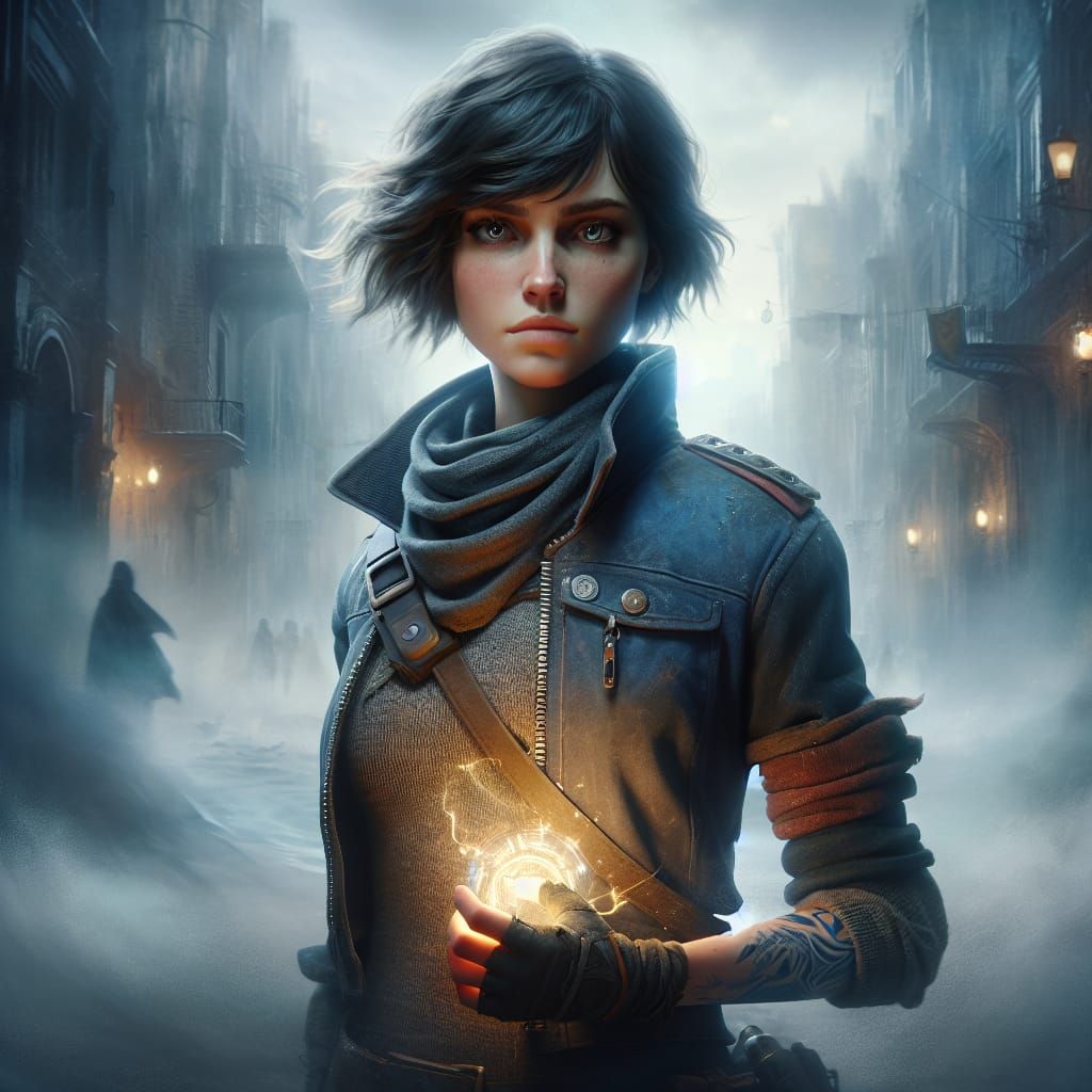 Defiant Heroine in Misty Lumière Alley