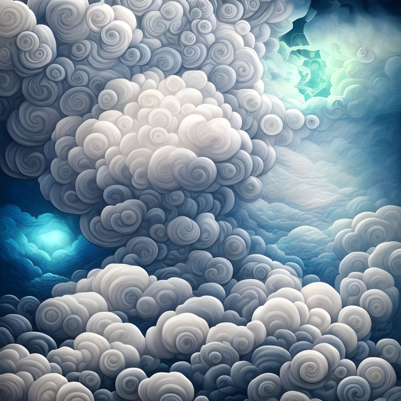 Hyperrealistic Cumulonimbus Cloud with Lightning, 16K