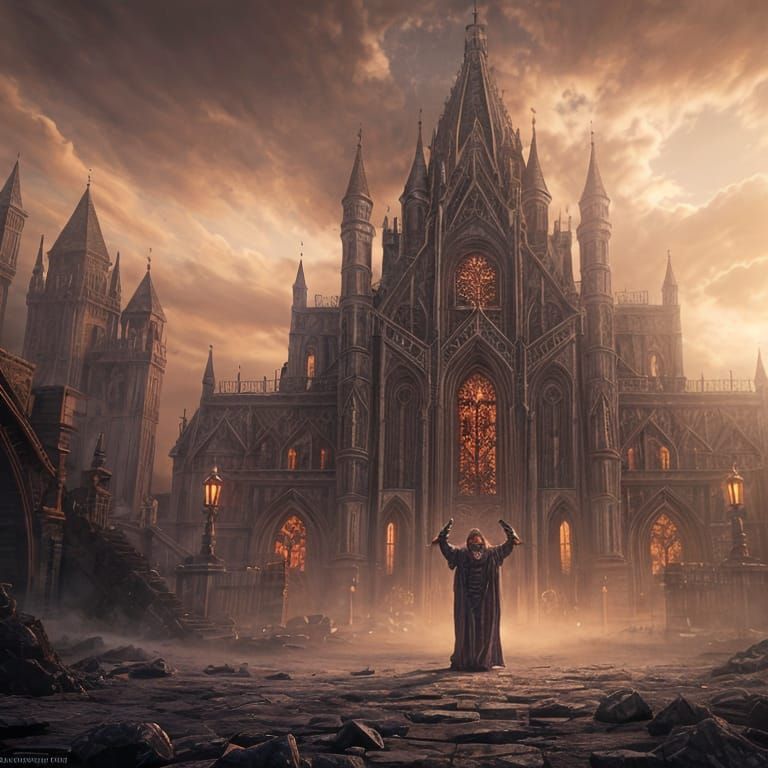 Detailed Satanic Character Concept Art in Unreal Engine