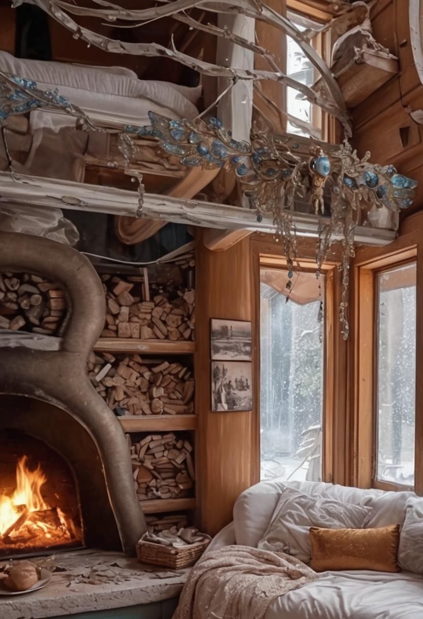 Robot Fairy in Paris Mirror: Hyperrealistic Portrait