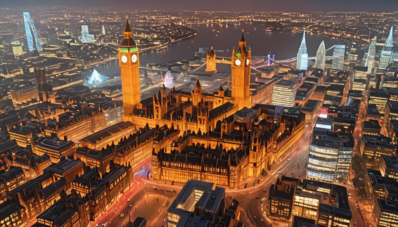 Holographic London: Volumetric Lighting in Digital Art