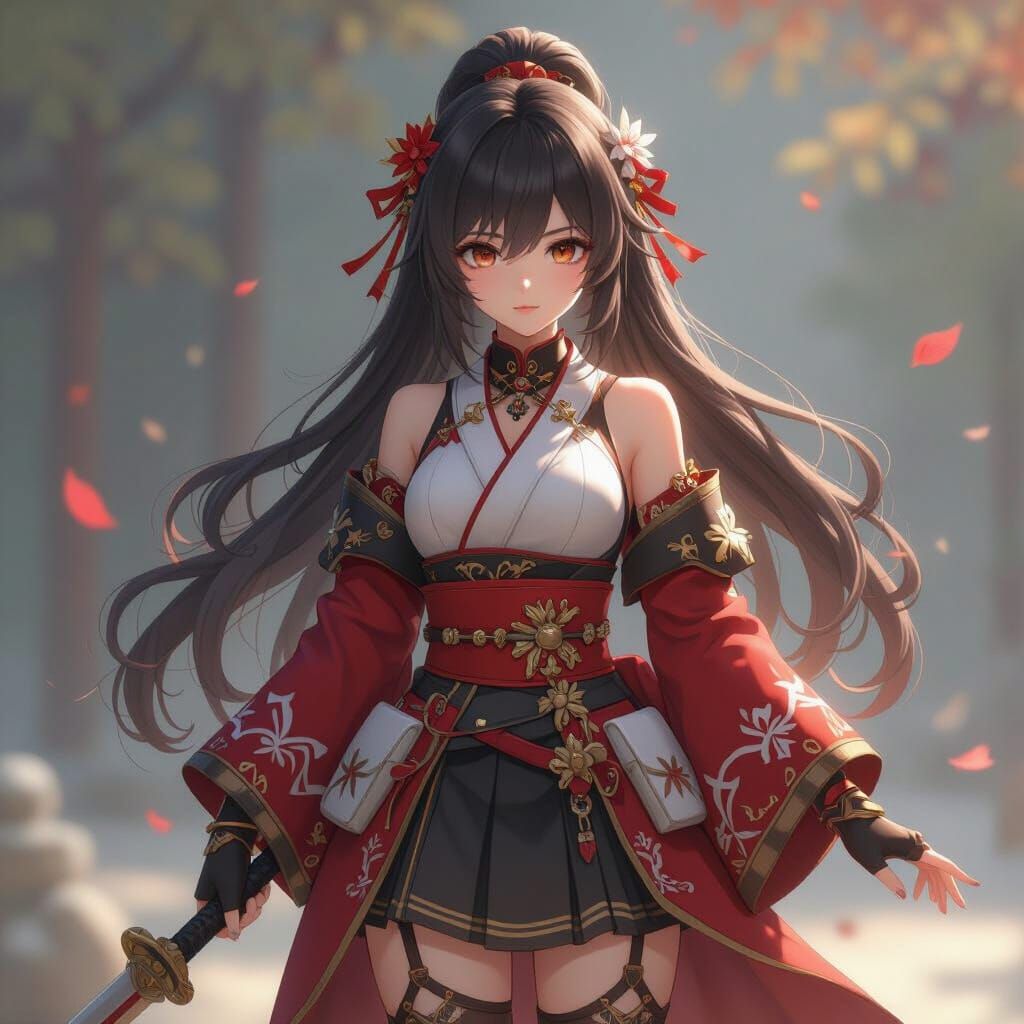 Detailed 3D Anime Art Inspired by WLOP