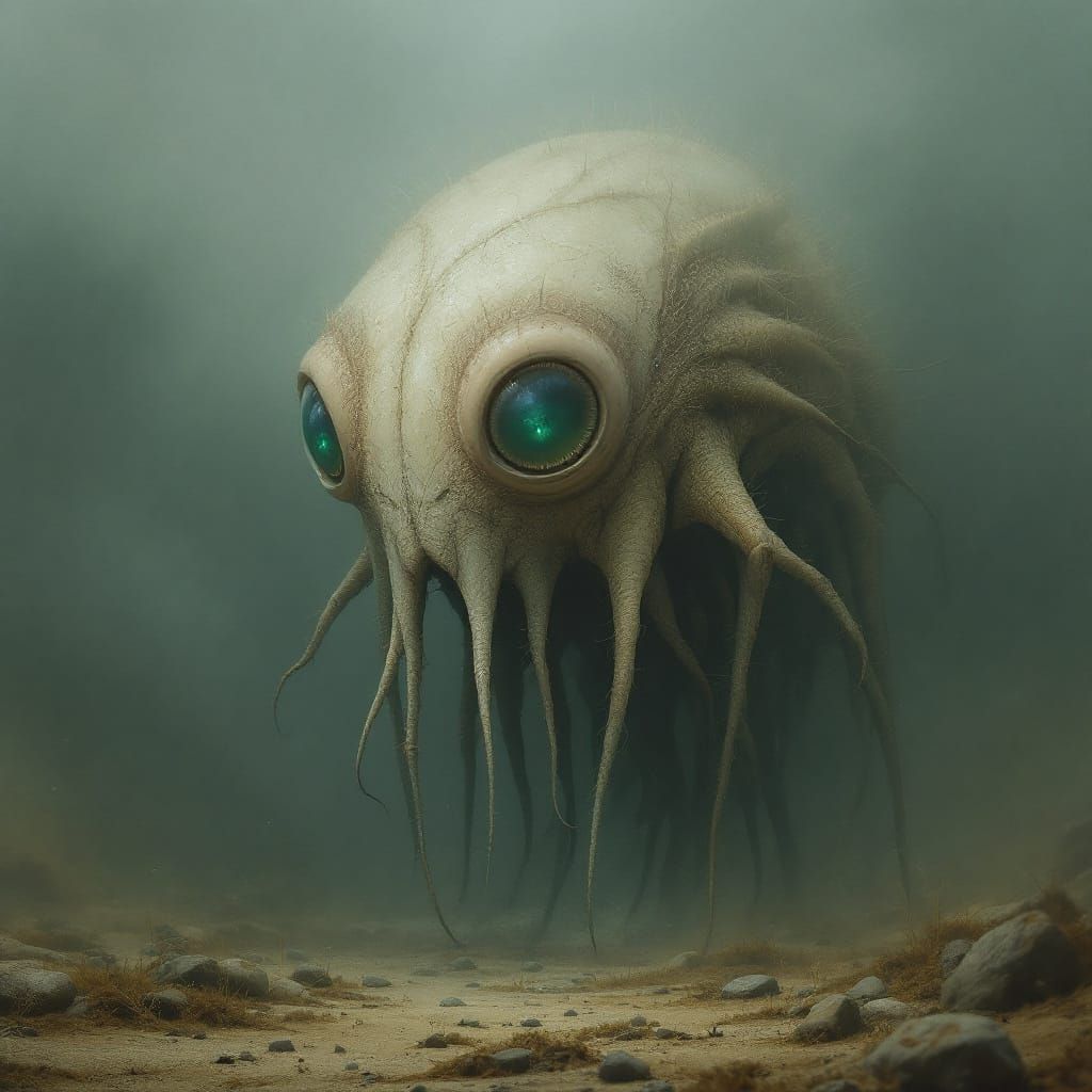 Diverse Alien Creatures in Hyperrealistic Maximalism