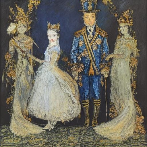 Mysterious Disappearances Evoked in Goya and Ensor Style