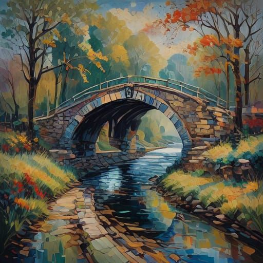 <lora:Impressionist Bridge:1.0> <lora:ArtisticFantasy SDv1:1...