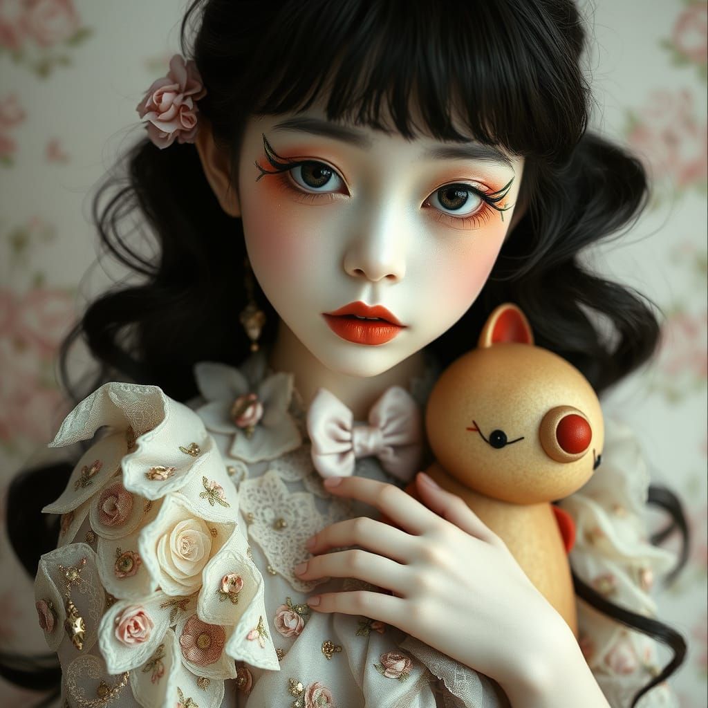 Dark Surrealist Portrait