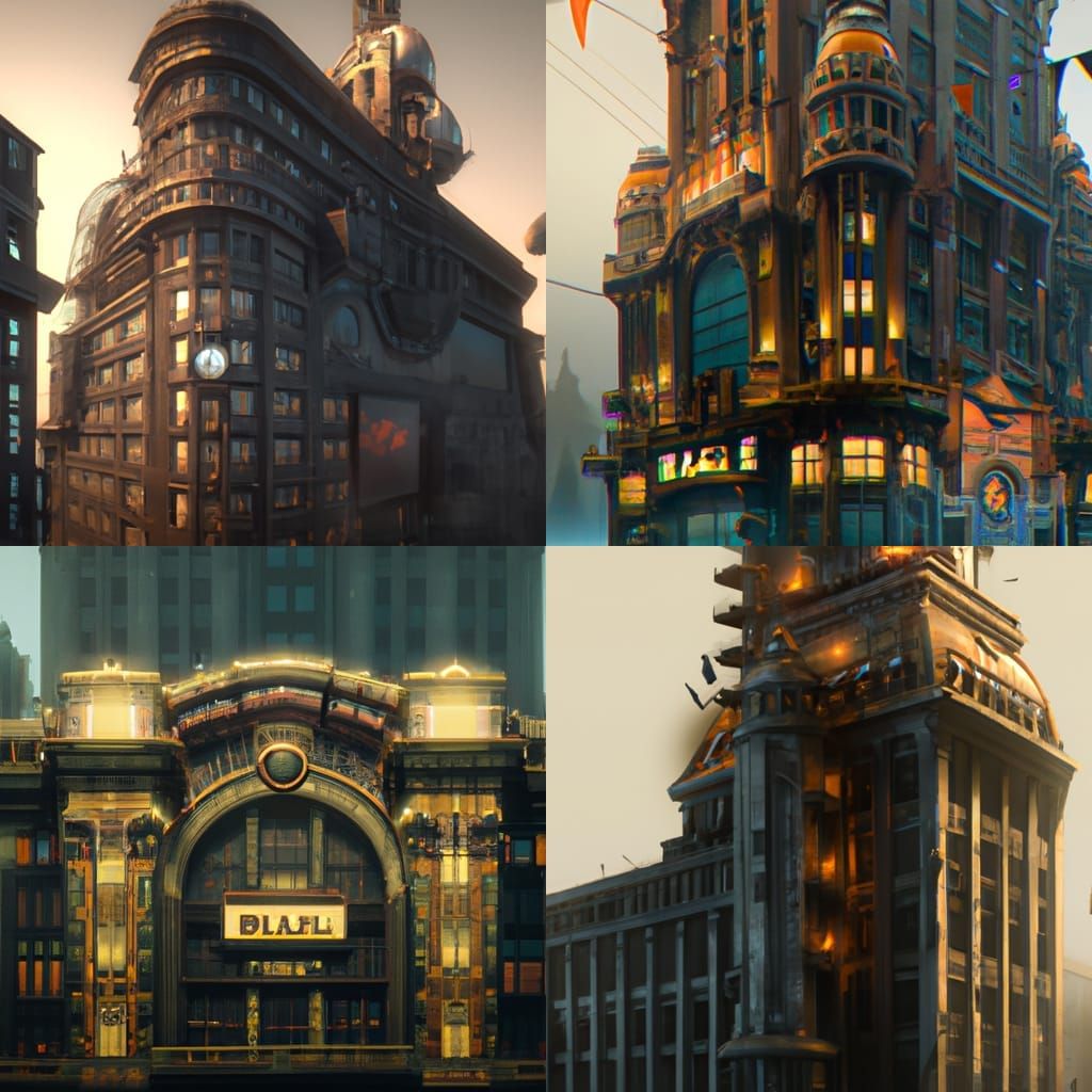 The Brill Building 1919: Detailed Matte Painting