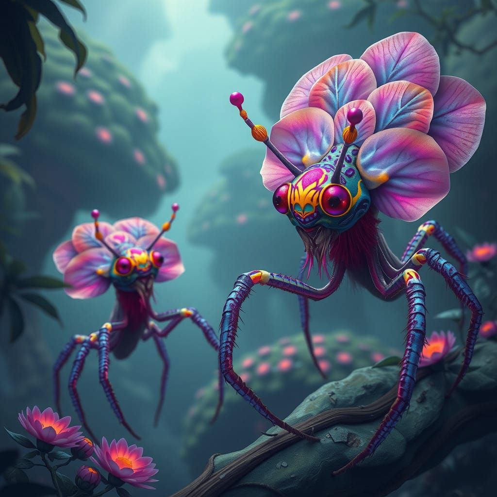 Alien Xeno-Biological Evolution on a Lush Exoplanet in Scien...