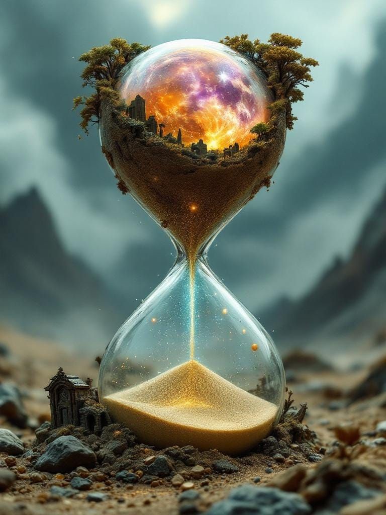 Miniature Alien World Transforms in Hourglass
