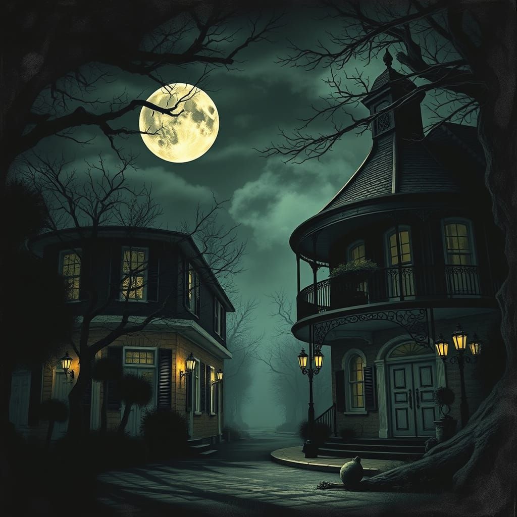 Macabre Moonlit Mystery in Old New Orleans