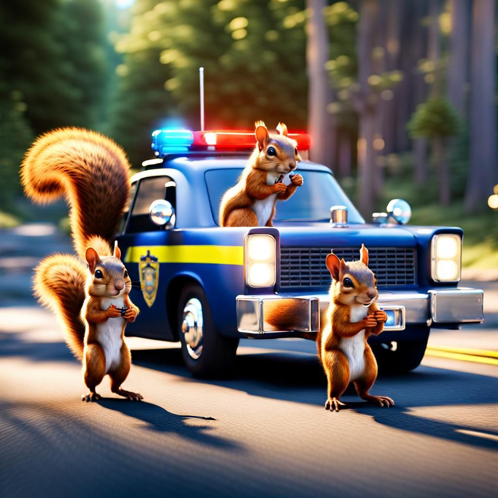 Squirrel Police Chase in Unreal Engine 5