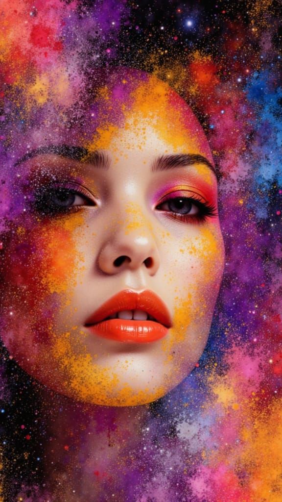 Uroracore Aetherpunk Scene with Frosted Glass Animals