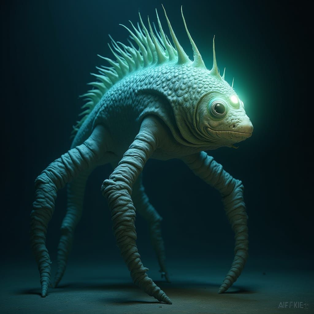 Bizarre Deep-Sea Creature Emerges from Darkness