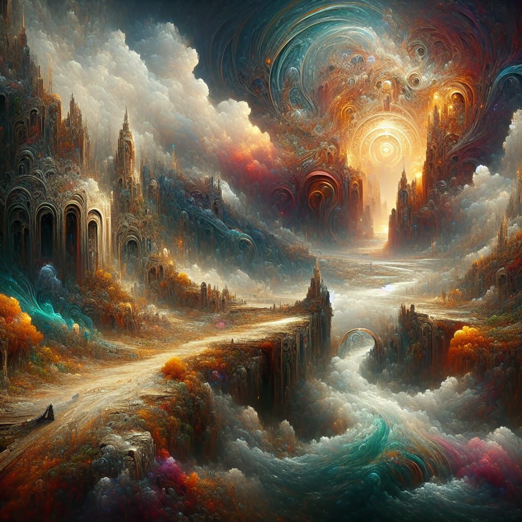 Fantastical Matte Painting: The Voice Of Reason