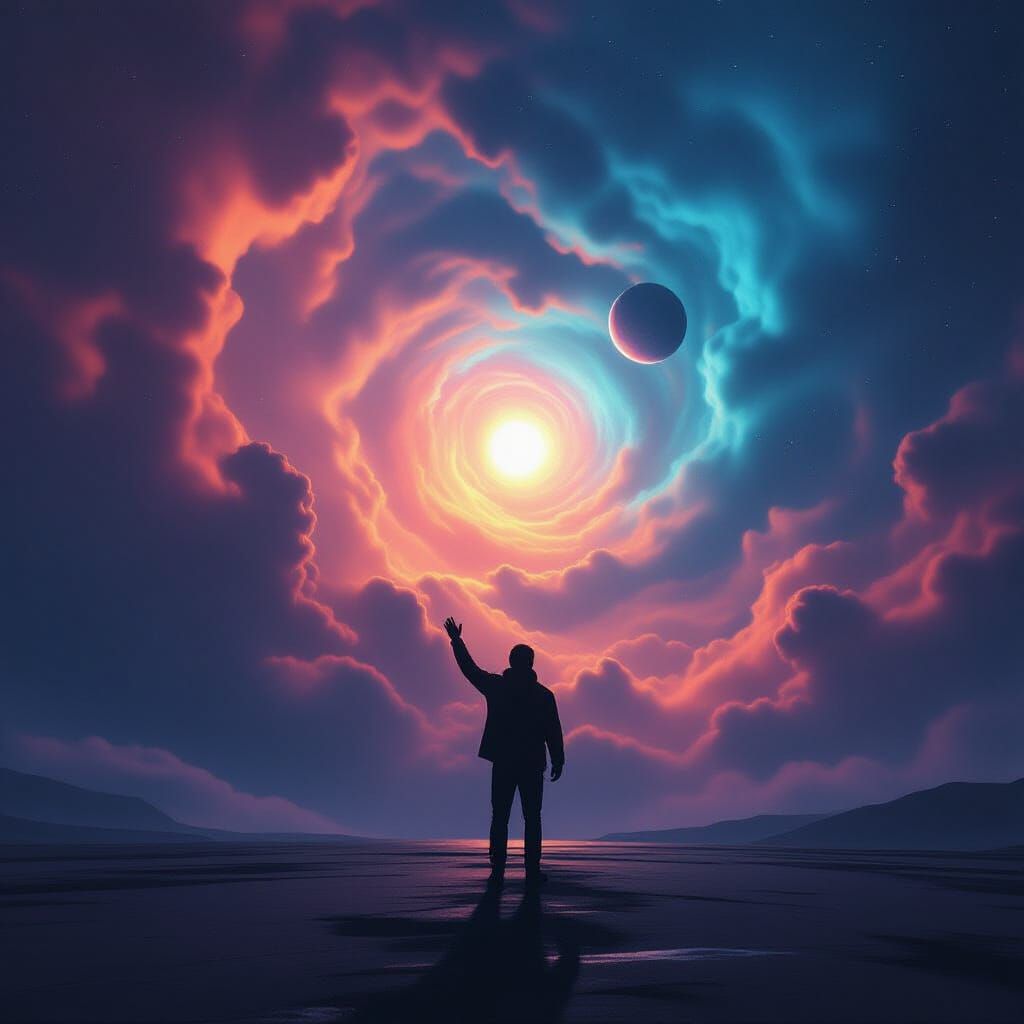 Cosmic Explorer Reaches for Distant Planet in Nebula