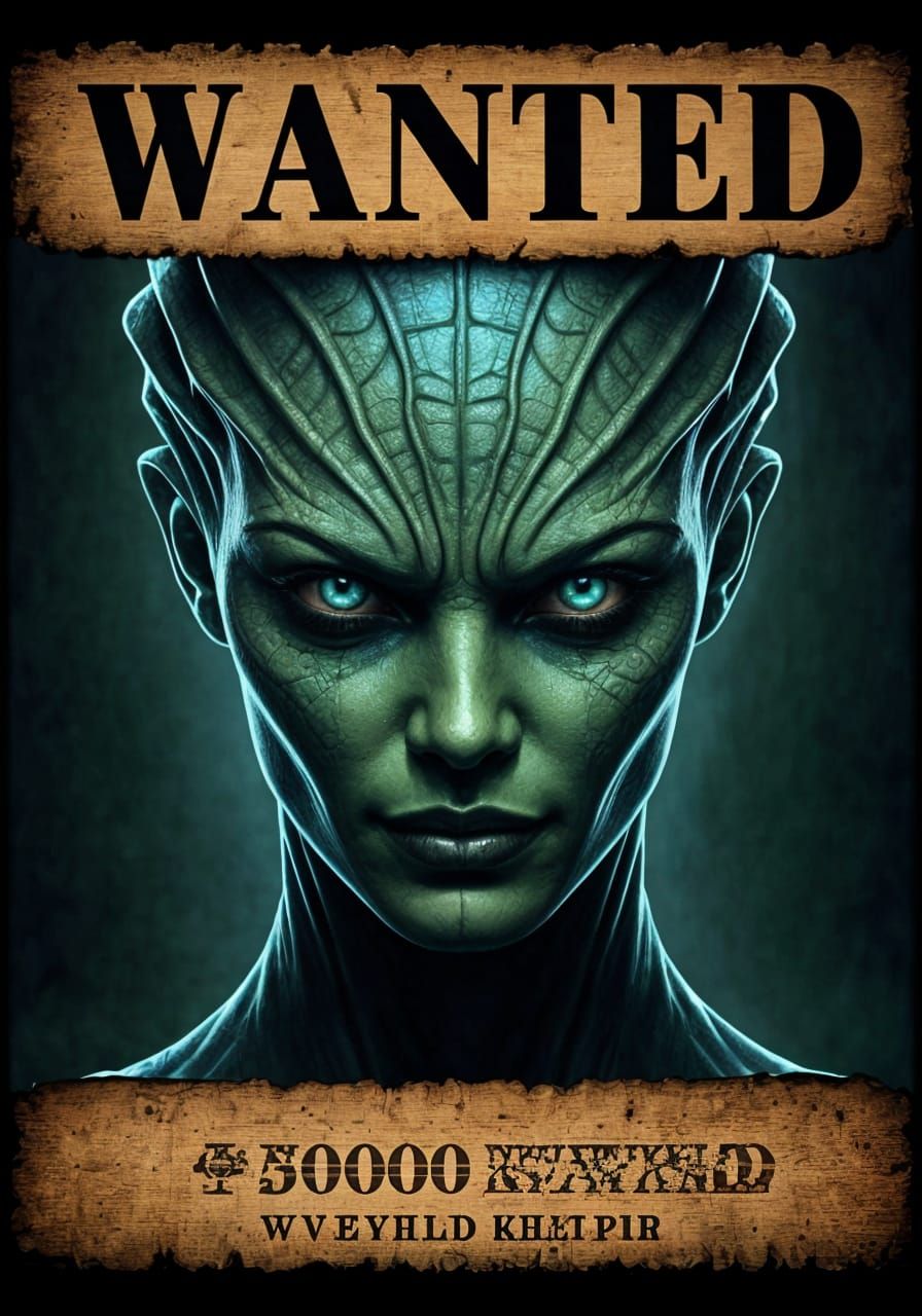 Alien Wanted Poster
