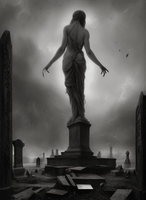 Dead Woman's Dance on Desecrated Graveyard