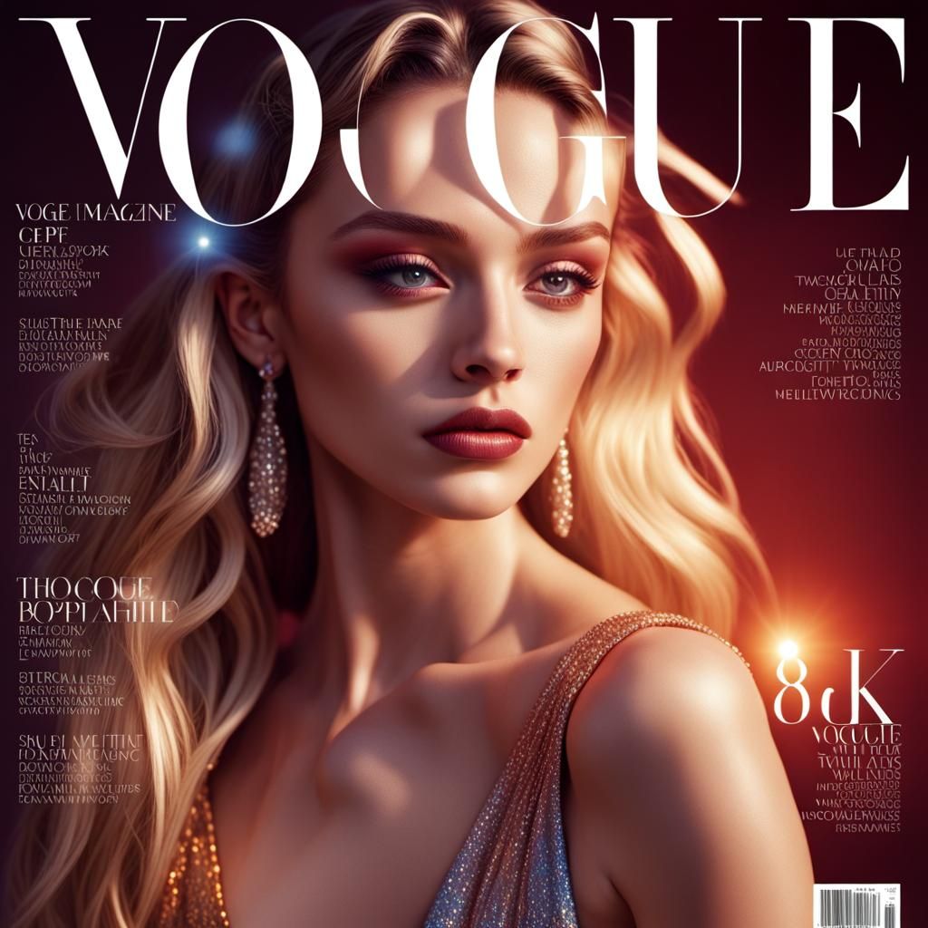 Popstar on Vogue Cover in Photorealistic 8K