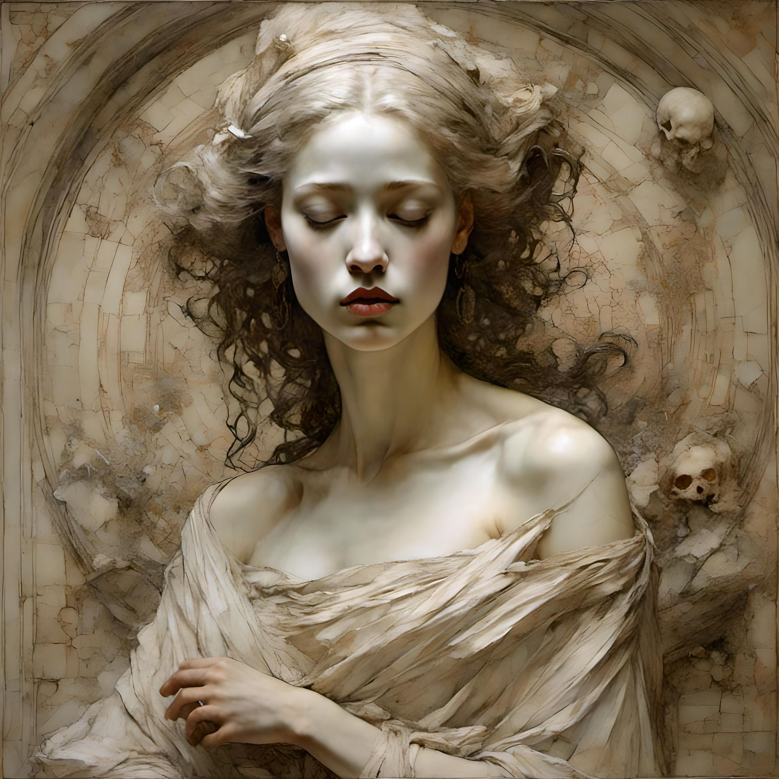 Verspertine <lora:Brushed charcoal:1.0>