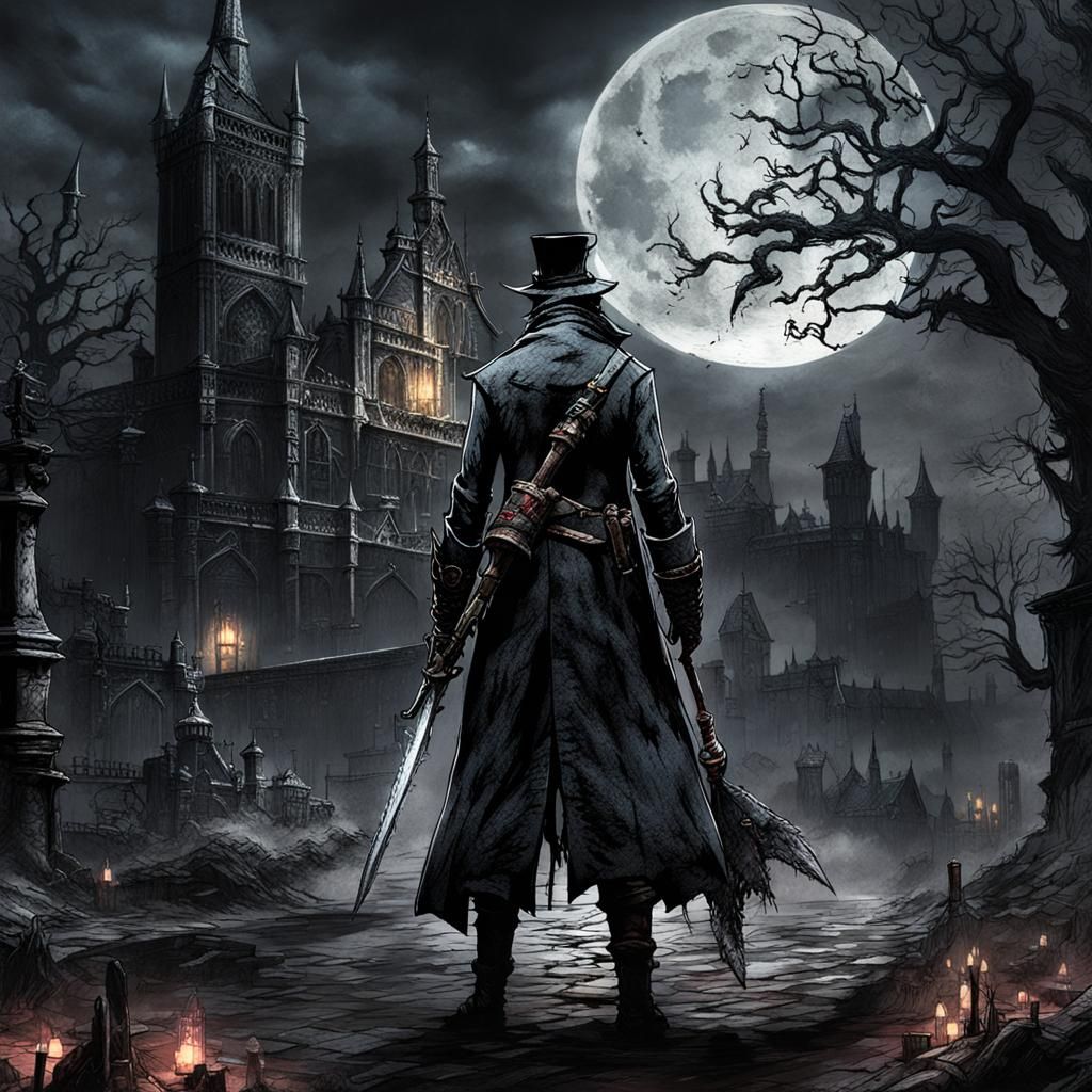 Bloodborne Inspired AI Artwork