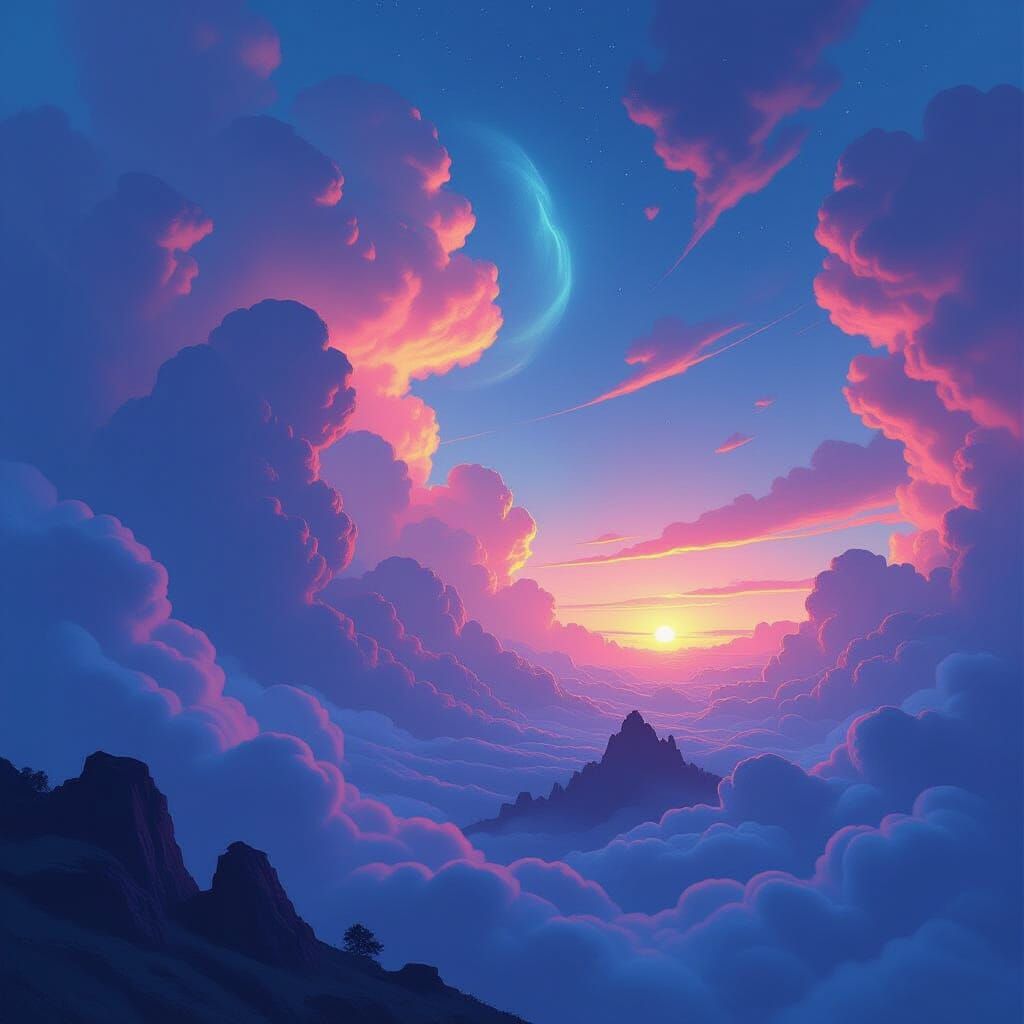 Mystical Dreamscape: Surreal Digital Art