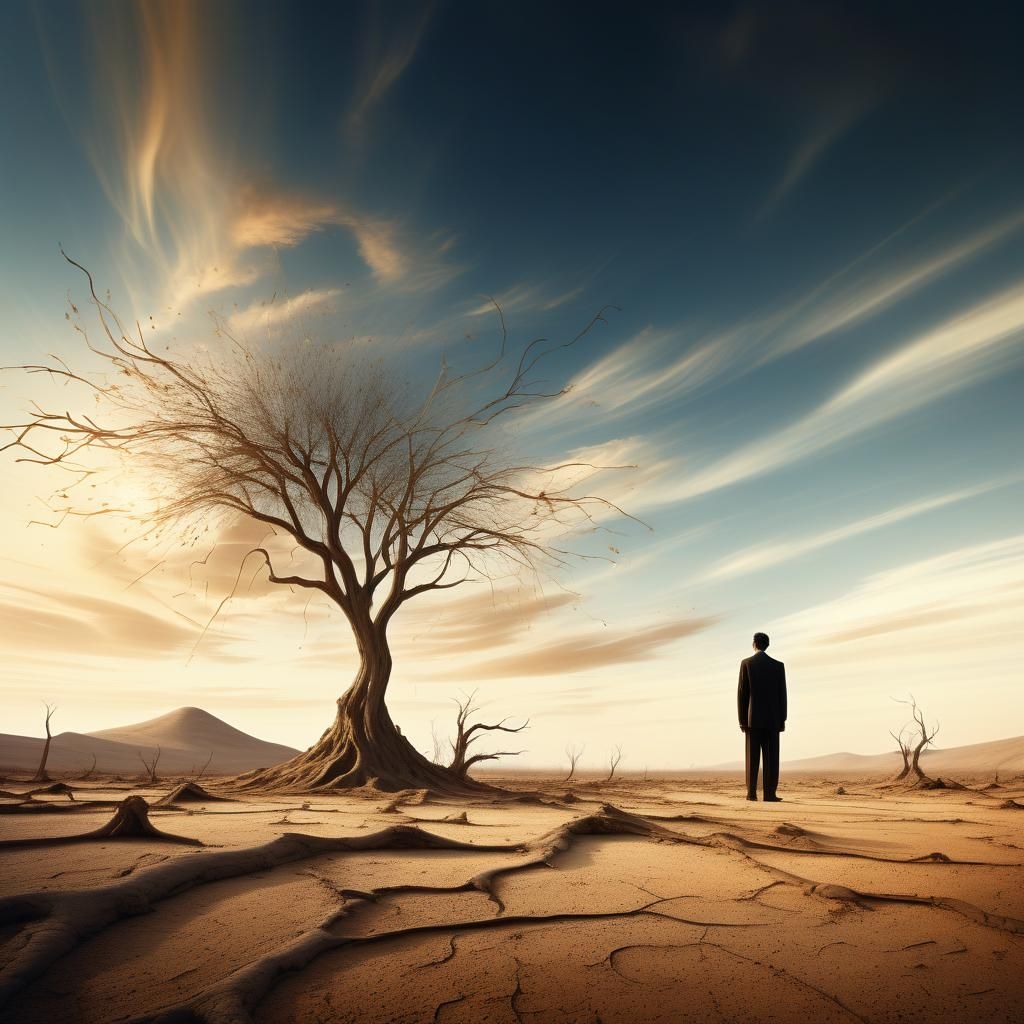 Barren Landscape: Surrealism and Divine Intervention