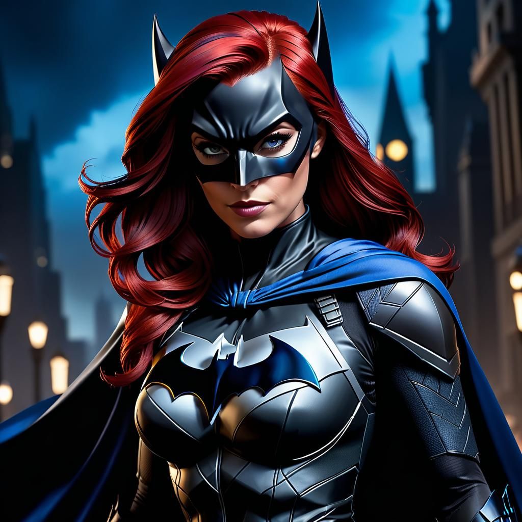 Batgirl from DC Comics in Detailed Matte Painting