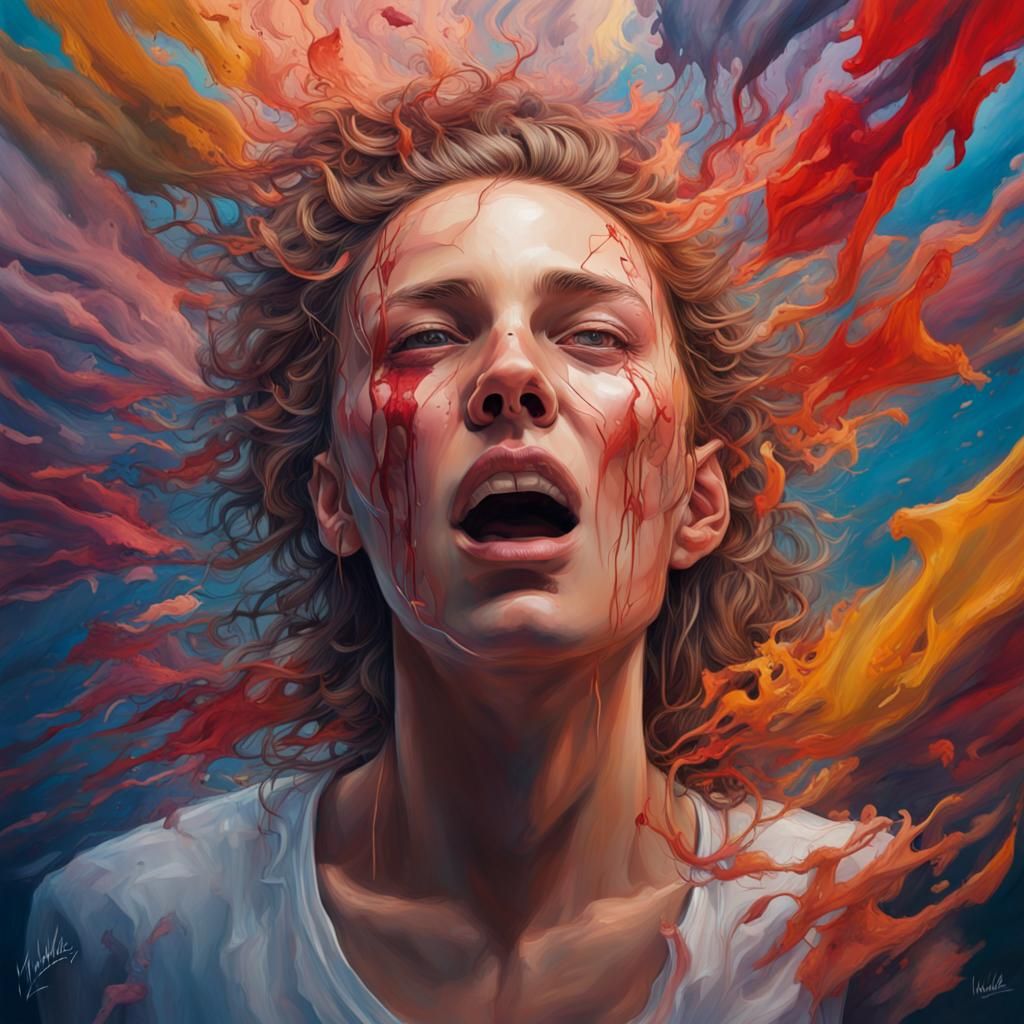 Hyperrealistic Splash Art from Song Lyrics