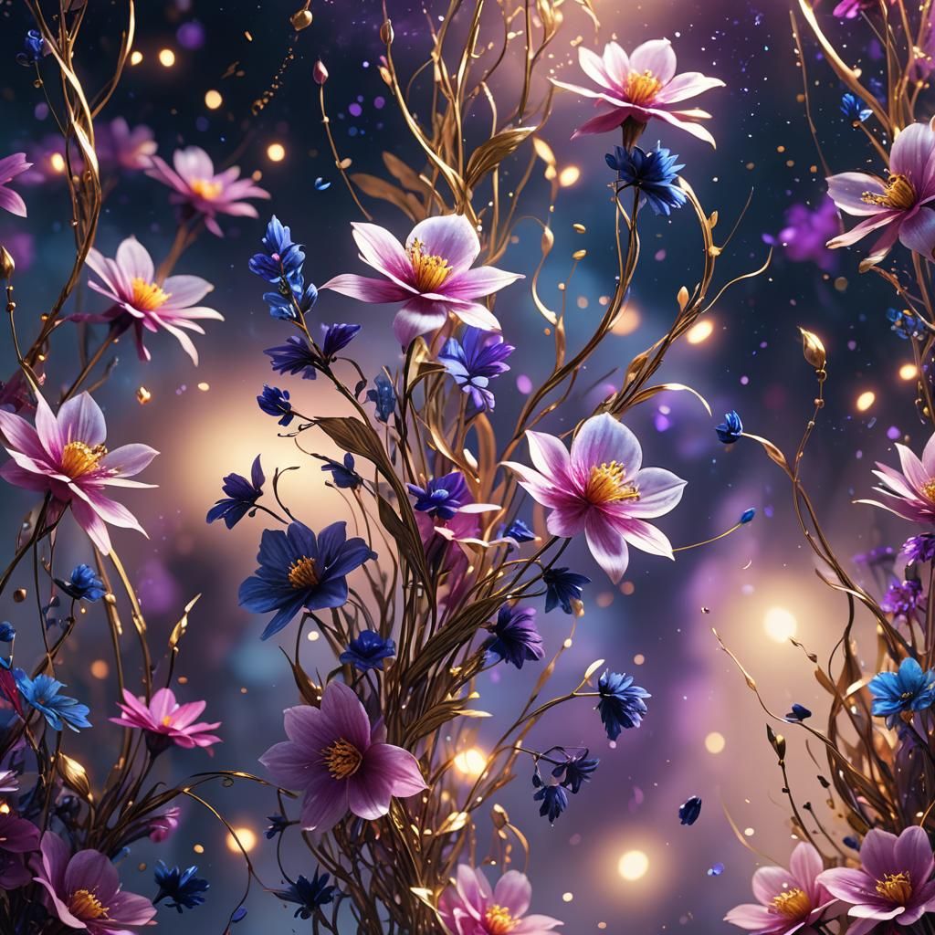 Ethereal Floral Concept Art in Unreal Engine 5
