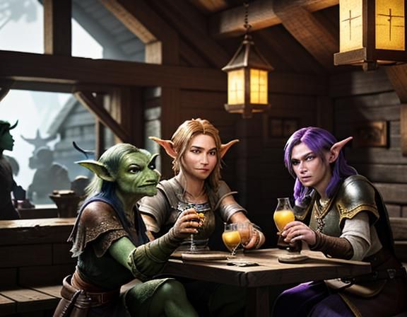 Goblins at a Tavern: 3D Game Cinematic