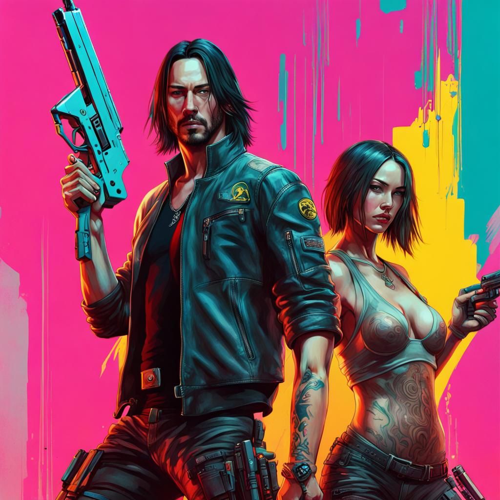 Cyberpunk 2077: Johnny Silverhand and Rogue Amendiares