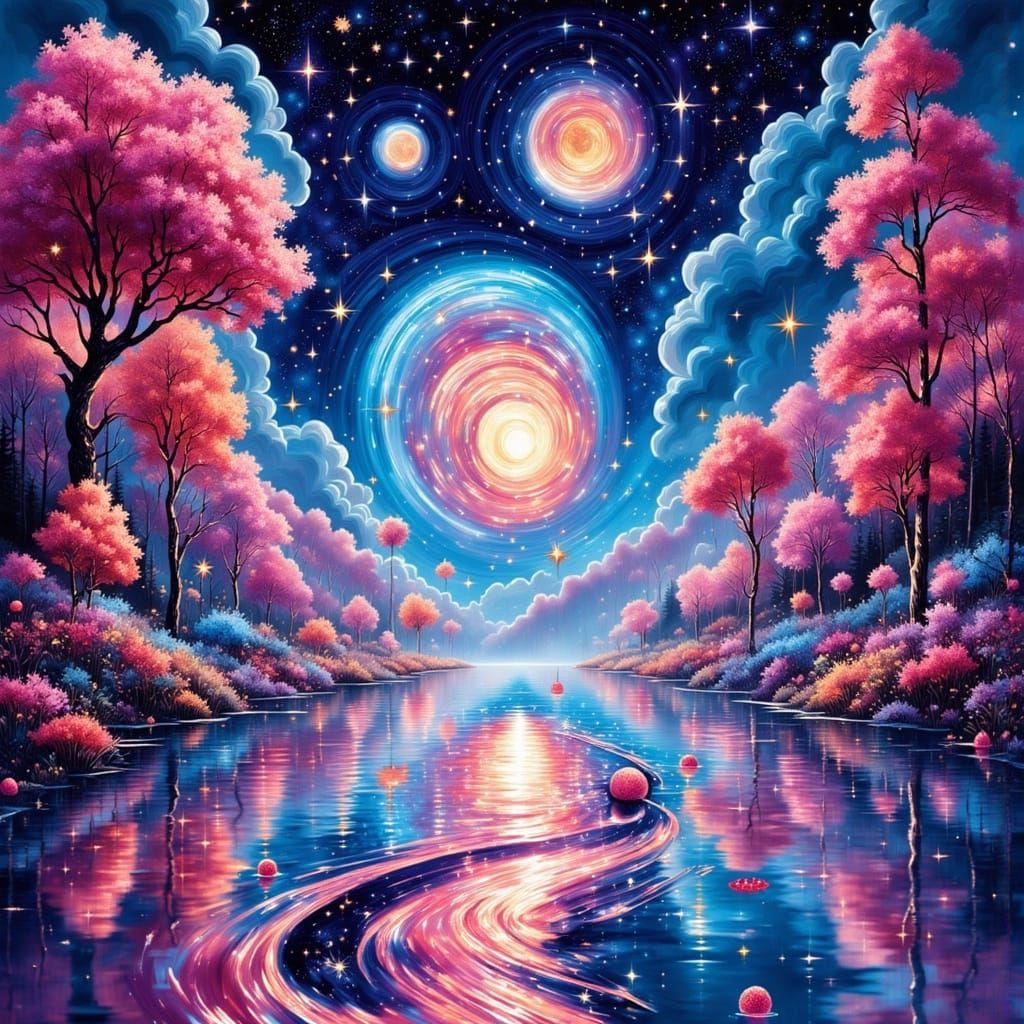 Psychedelic Trance: Spirals in a Cyber Candy Land