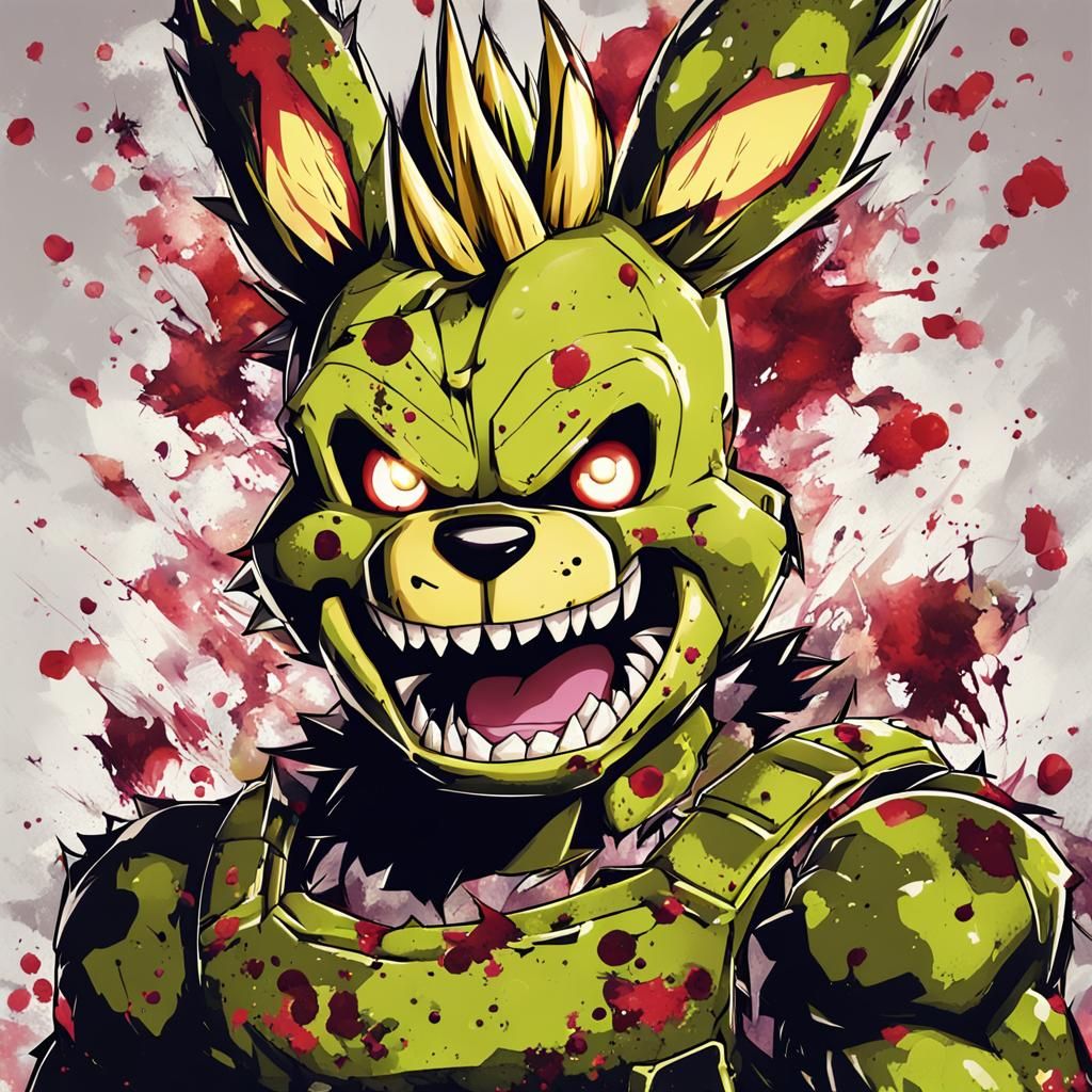 Super saiyan Springtrap